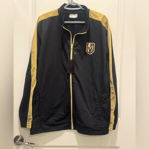 VGK Vegas Golden Knights Jacket Men's Size L Full Zip Station Casinos NHL Promo